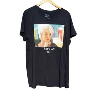 Devil Wears Prada Black short sleeve graphic t-shirt throwback fashion on 2x